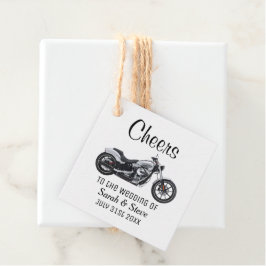 Cheers Motorcycle Wedding Date Briom Geschenkanhänger