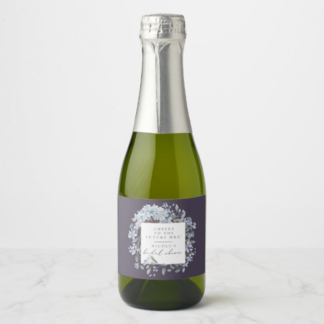 Cheers Navy Blue Hydrangeas Brautparty (Vorderseite)