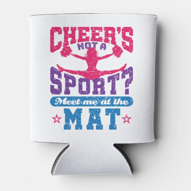Cheer's Not a Sport Funny Cheerleading Cheerleader Dosenkühler (Vorderseite)