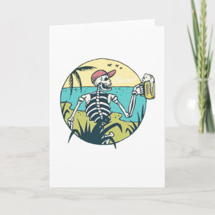 Cheers Skull Karte