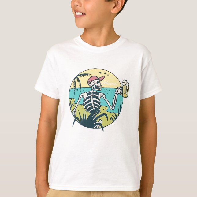 Cheers Skull T-Shirt (Vorderseite)