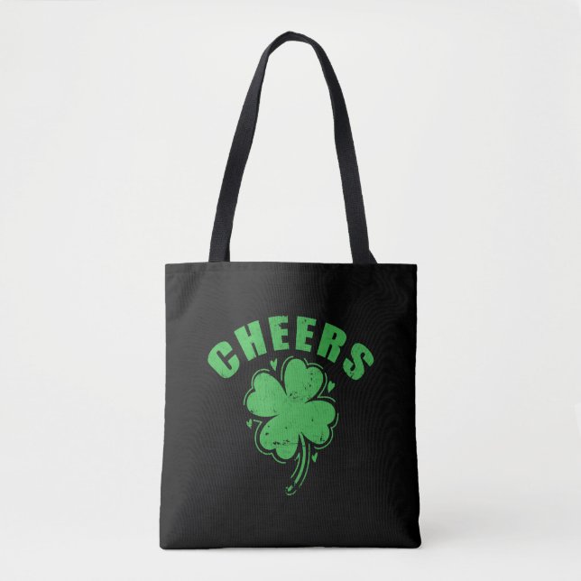 Cheers St. Patricks Day Tasche (Vorderseite)