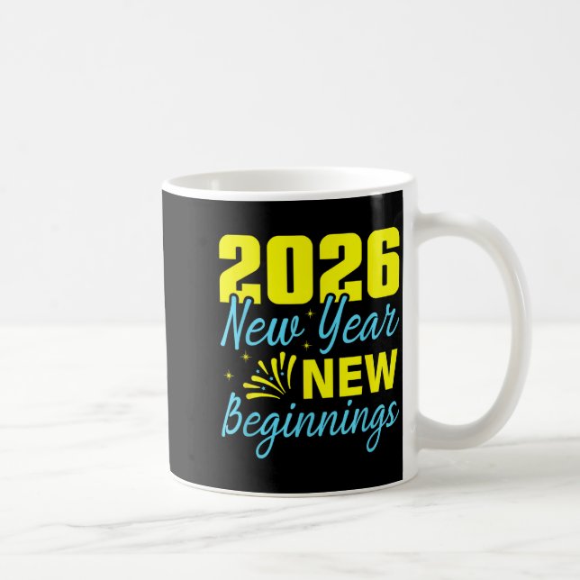 Cheers To 2026 Happy New Year Party New Beginning  Kaffeetasse (Rechts)
