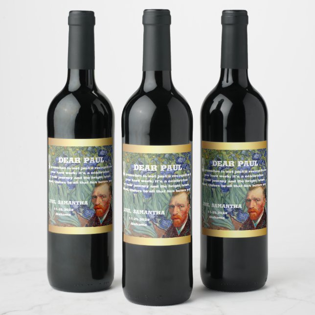 Cheers to Success: Custom Wine Labels to Celebrate Weinetikett (Flaschen)