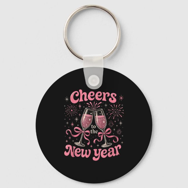 Cheers To The New Year 2026 Nk Celebration Gift  Schlüsselanhänger (Vorderseite)