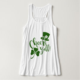 Cheers Yall | St Patricks Day Irish Parade & Party Tank Top