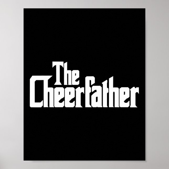 CheerVater Vathers Day Cheerleader Poster (Vorne)