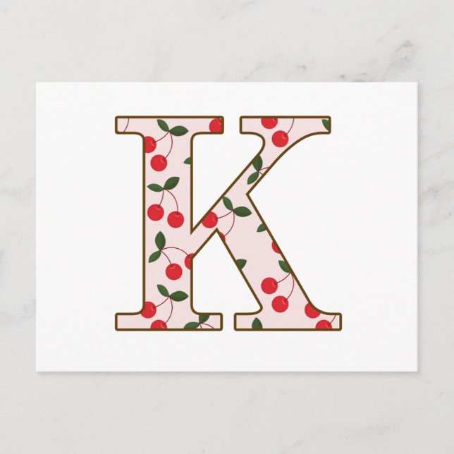 Cheery Cherry K Postkarte (Vorderseite)