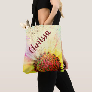 Cheery Pastel Sunflower Tasche