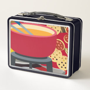 Cheese Fondue Metall Brotdose