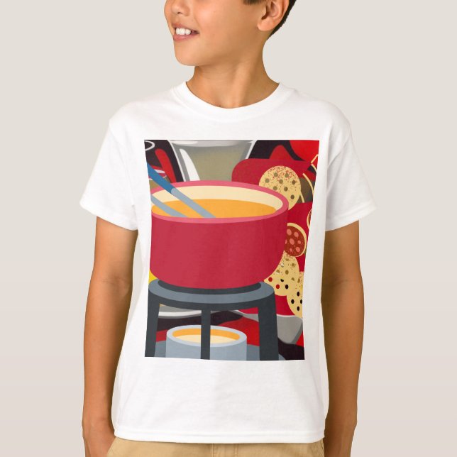 Cheese Fondue T-Shirt (Vorderseite)