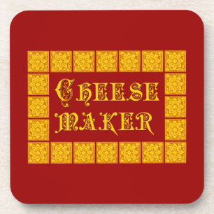 Cheese Maker Vintag Kitchart Untersetzer