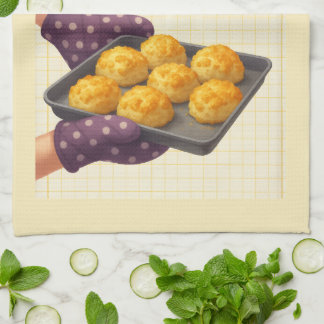 Cheese Scone Time — Kitchen Tea Towel Geschirrtuch