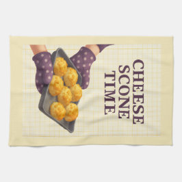 Cheese Scone Time — Kitchen Tea Towel Geschirrtuch
