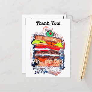 Cheeseburger #170229 carte postale