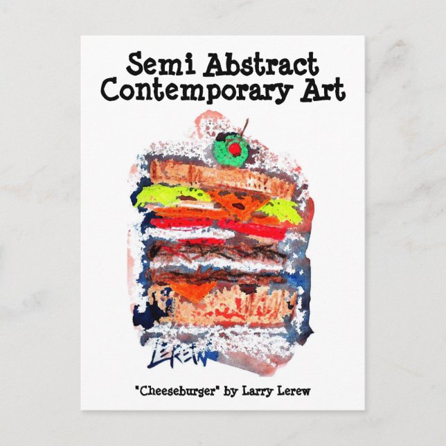Cheeseburger #170229 carte postale (Devant)