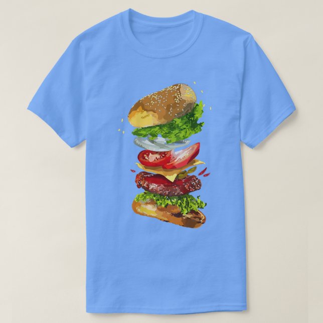 Cheeseburger Backprint 2 T-Shirt (Design vorne)
