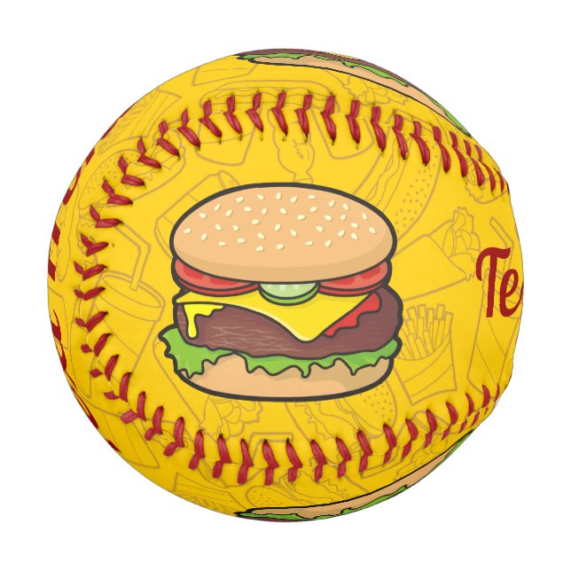 Cheeseburger Baseball (Rückseite Rechts)