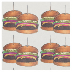 Cheeseburger Burger Hamburger Slider Bar Food App Stoff