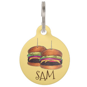 Cheeseburger Burger Hamburger Sliders Bar Pub Haustiermarke
