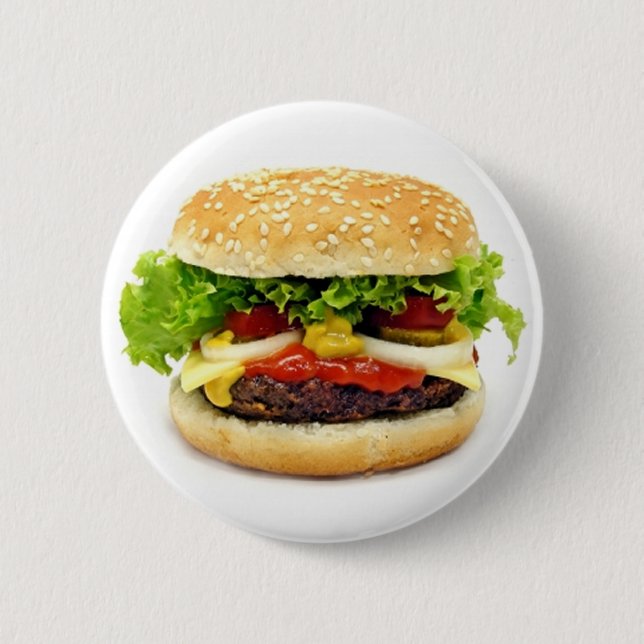 Cheeseburger Button (Vorderseite)