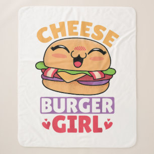 Cheeseburger Girl, Hamburger Women und Cheesebdres Sherpadecke