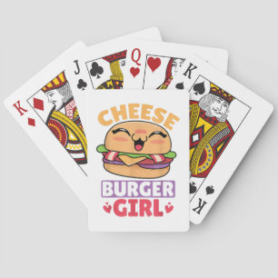 Cheeseburger Girl, Hamburger Women und Cheesebdres Spielkarten