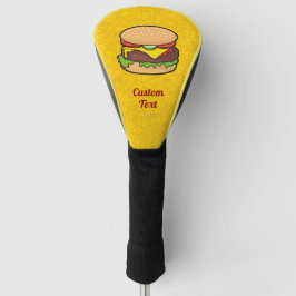 Cheeseburger Golf Headcover