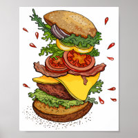 Cheeseburger Hamburger Burger Funny Food
