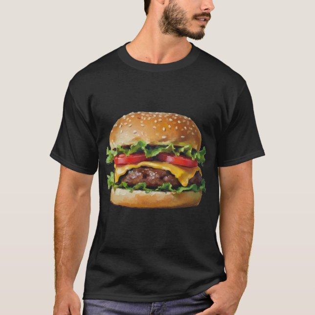 Cheeseburger in Paradise T-Shirt (Vorderseite)