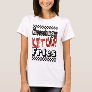 Cheeseburger Ketchup Pommes T-Shirt