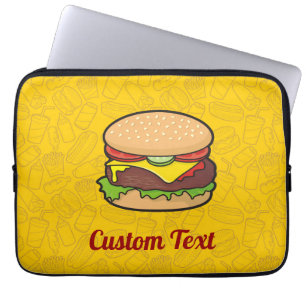 Cheeseburger Laptop Sleeve
