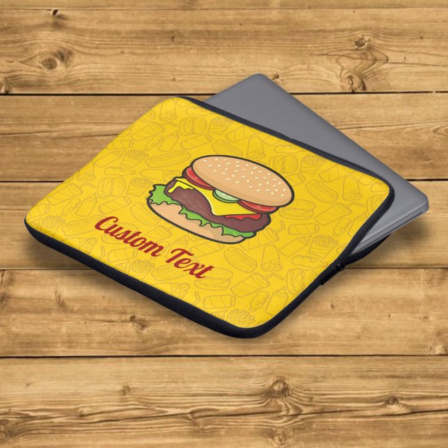 Cheeseburger Laptop Sleeve (Von Creator hochgeladen)