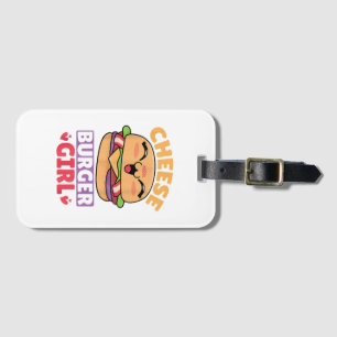 Cheeseburger Mädchen, Hamburger Frauen und Cheeseb Gepäckanhänger