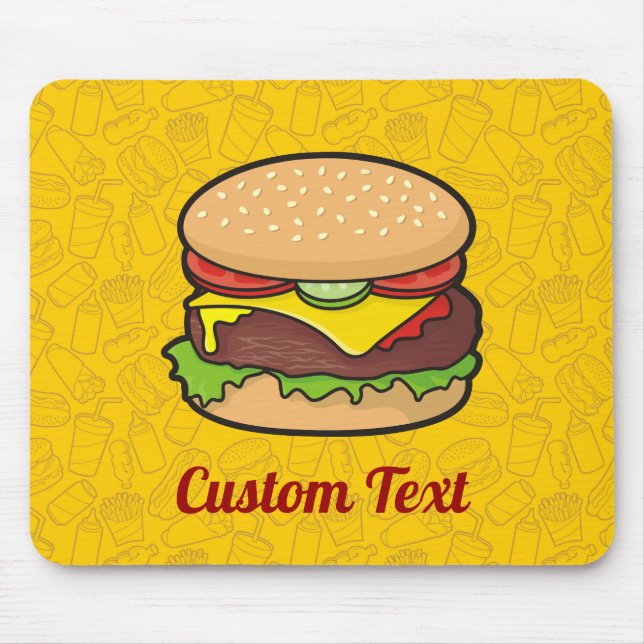 Cheeseburger Mouse Pad Mousepad (Vorne)