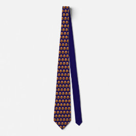 Cheeseburger Pattern Neck Tie Krawatte