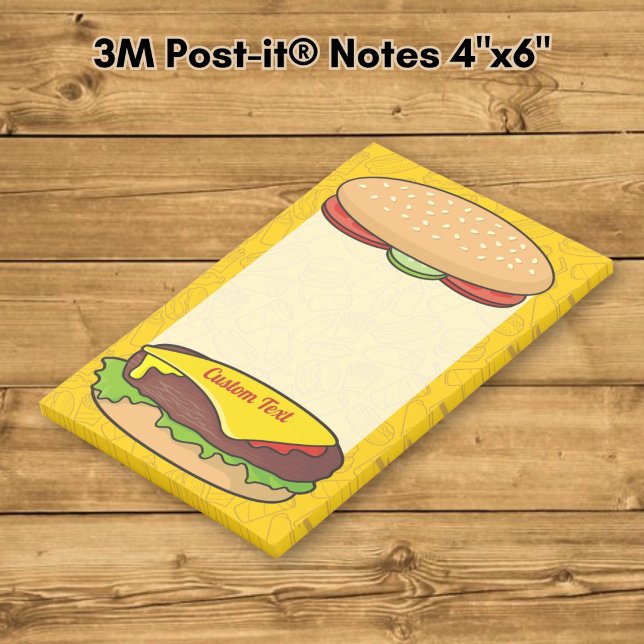 Cheeseburger Post-it Klebezettel (Von Creator hochgeladen)