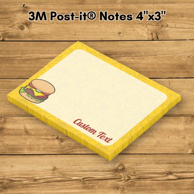 Cheeseburger Post-it Klebezettel (Von Creator hochgeladen)