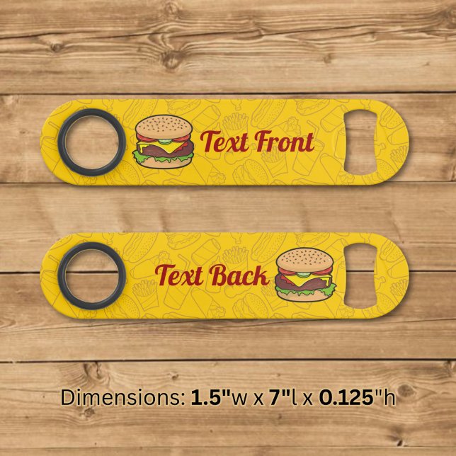 Cheeseburger Speed Flaschenöffner (Von Creator hochgeladen)