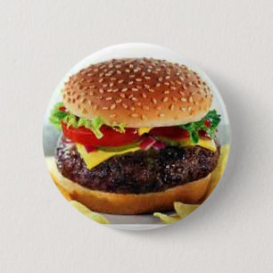 Cheeseburgerknöpfe Button