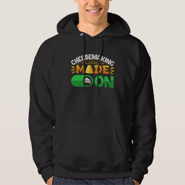 Cheesemaking Cheese Making Maker Cheesy Food Hoodie (Vorderseite)