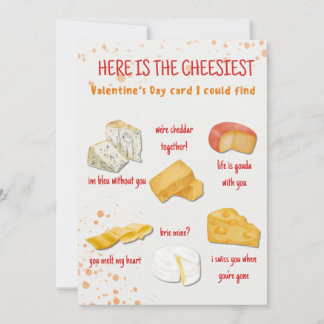 Cheesiest Funny Valentine's Day Card Feiertagskarte