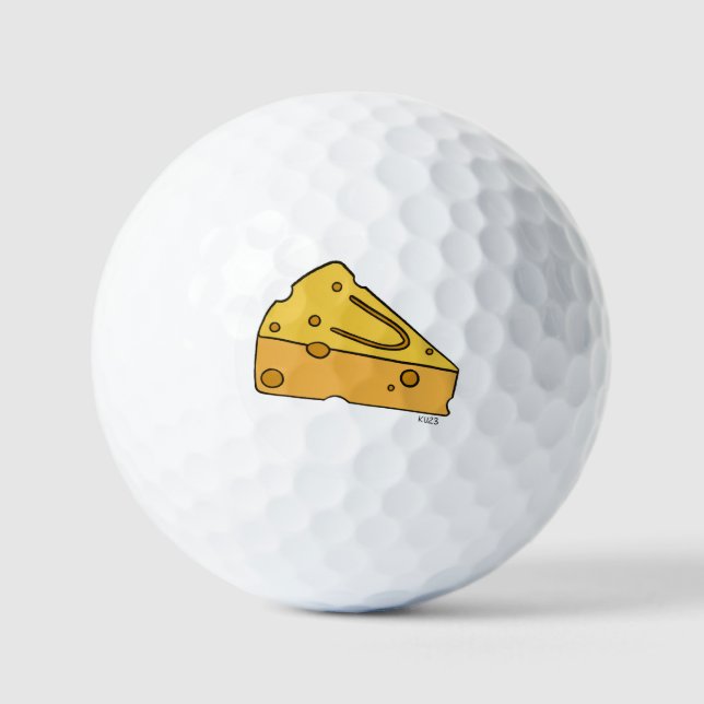 Cheesin' Cutie Käse Golfball (Vorderseite)