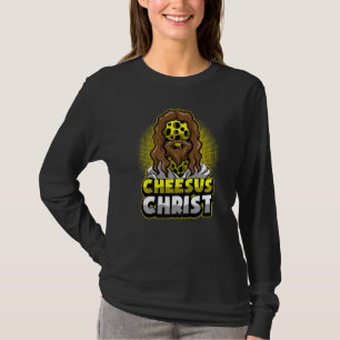 Cheesus Christ Käse Jesus Christlich Edam Cheddar T-Shirt