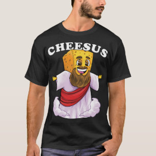 Cheesus Jesus Christus Christlicher Käse Pun Ch T-Shirt