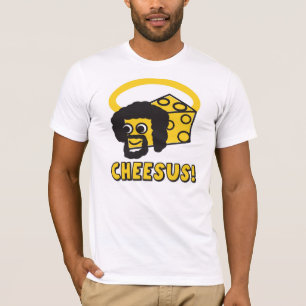 Cheesus Spaß-T-Shirt T-Shirt