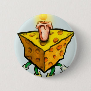 Cheesy Birthday Button