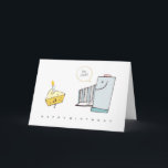 Cheesy Birthday Card Karte<br><div class="desc">Geburtstagskarte mit schmackhafter Drehung</div>