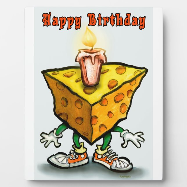 Cheesy Birthday Fotoplatte (Vorderseite)