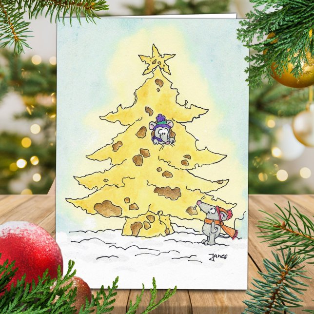 CHEESY CHRISTMAS carte de voeux par Nicole Janes (Créateur téléchargé)